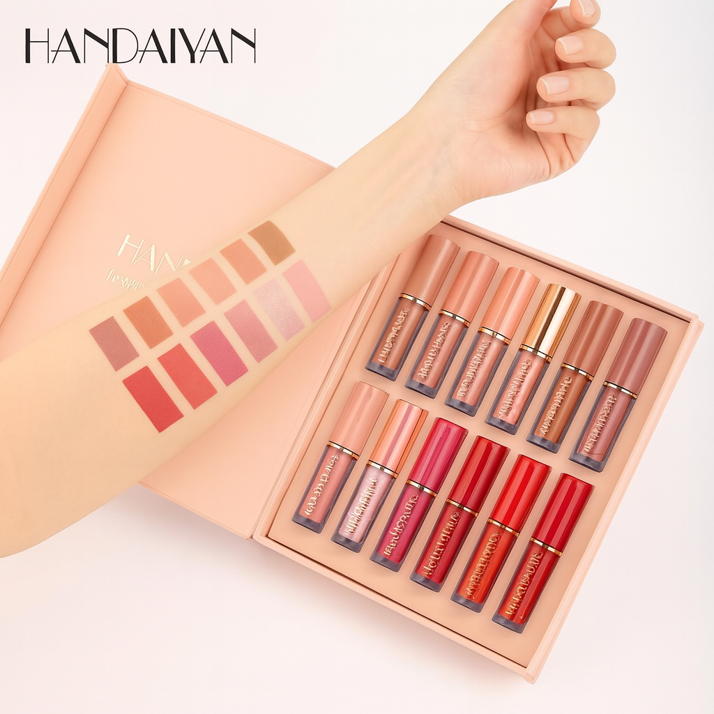 Velvet Matte Signature Lip Collection – 12 Stunning Shades