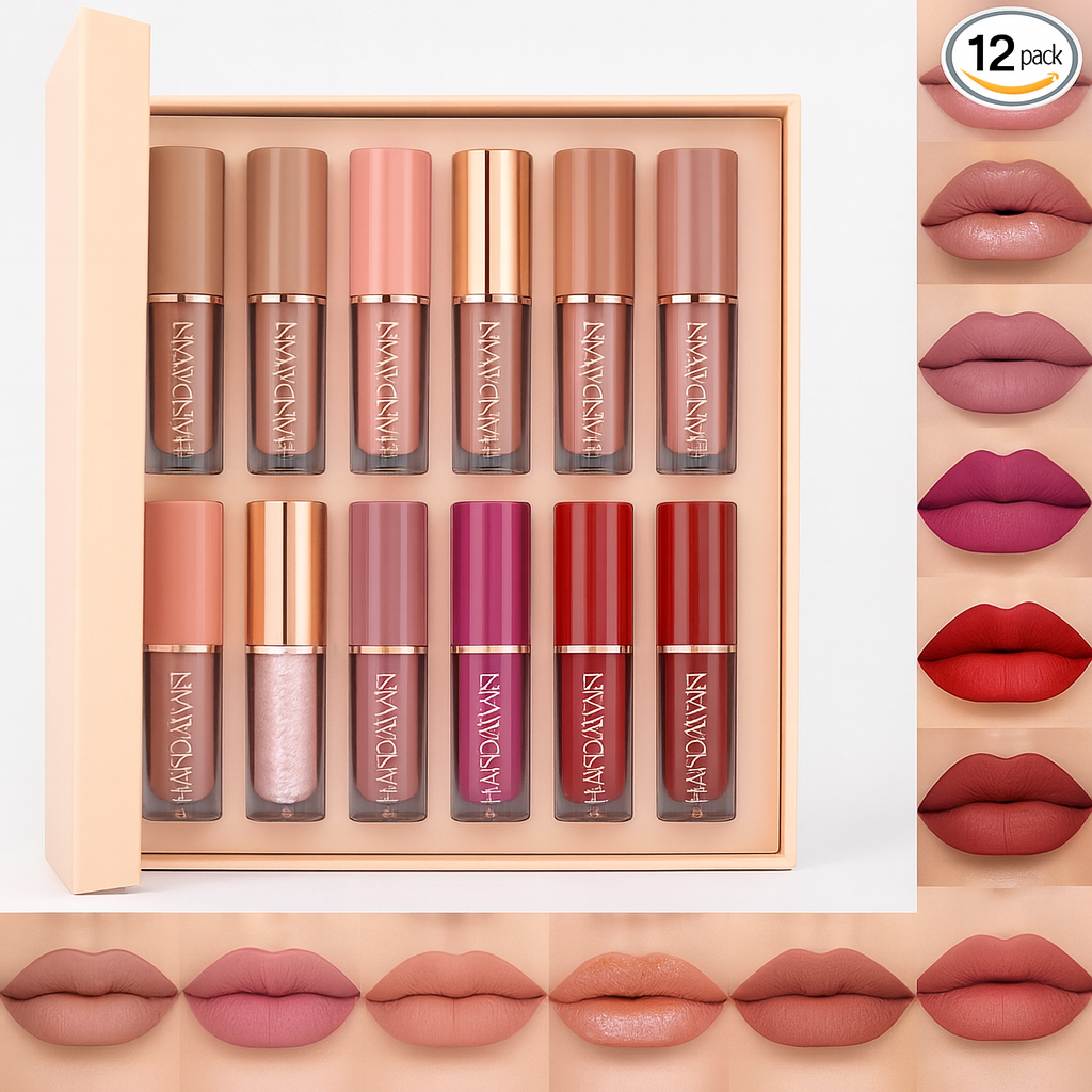 Velvet Matte Signature Lip Collection – 12 Stunning Shades