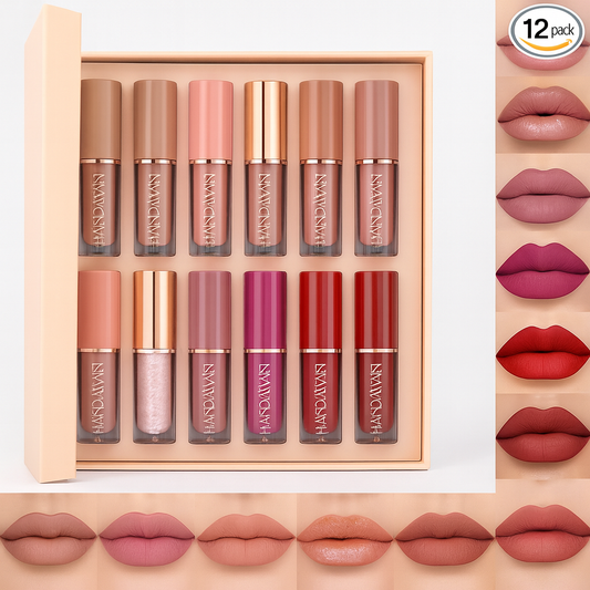Velvet Matte Signature Lip Collection – 12 Stunning Shades