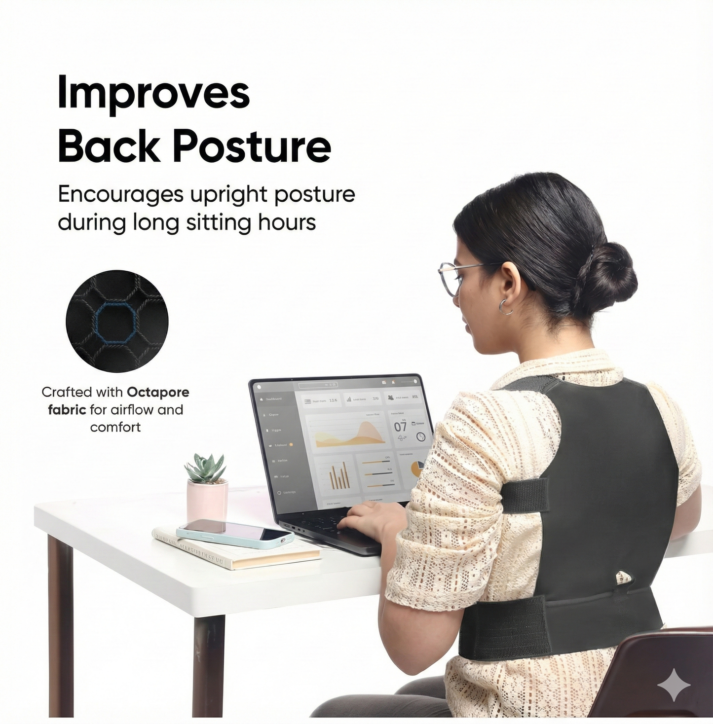 Posture Corrector Belt Unisex – Back Support & Spine Alignment