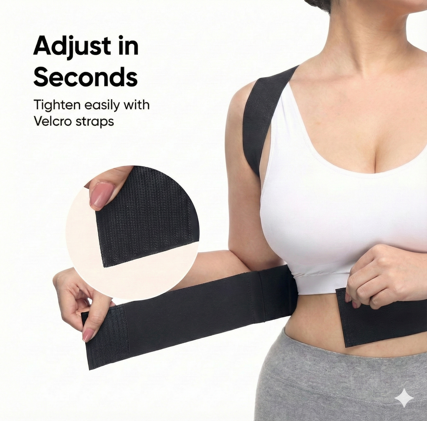 Posture Corrector Belt Unisex – Back Support & Spine Alignment